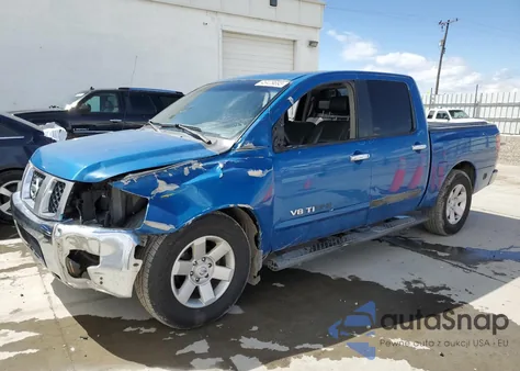 2005 Nissan Titan Xe из США, поврежденный, VIN 1N6BA07A85N563969